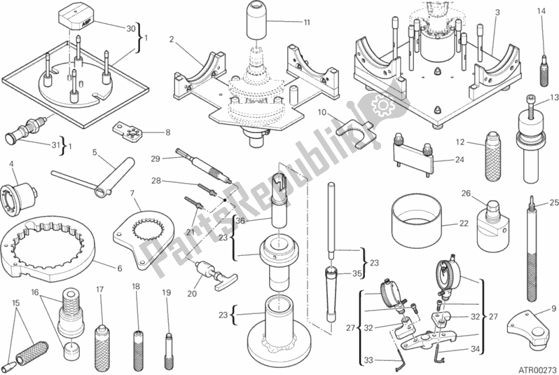 All parts for the 01a - Workshop Service Tools of the Ducati Superbike 1299 ABS USA 2016
